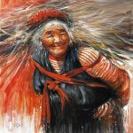 100x100cm Laysa - dispo Van Tame - Galerie Don Carli