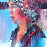 116x89cm Chada - dispo Van Tame - Galerie Don Carli