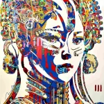 120x120cm Womanity - Mila - Galerie Don Carli