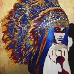 120x150cm Spirit Chamanie - Mila - Galerie Don Carli