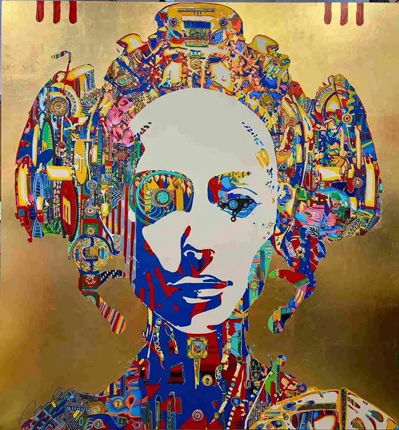 145x136 Robot Woman - Mila - Galerie Don Carli
