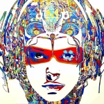 147,5x120cm Spirit Woman - Mila - Galerie Don Carli