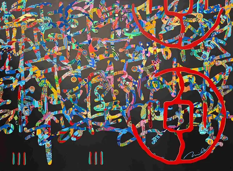 150x110cm Graph - Mila - Galerie Don Carli