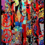 150x110cm Lines W - Mila - Galerie Don Carli