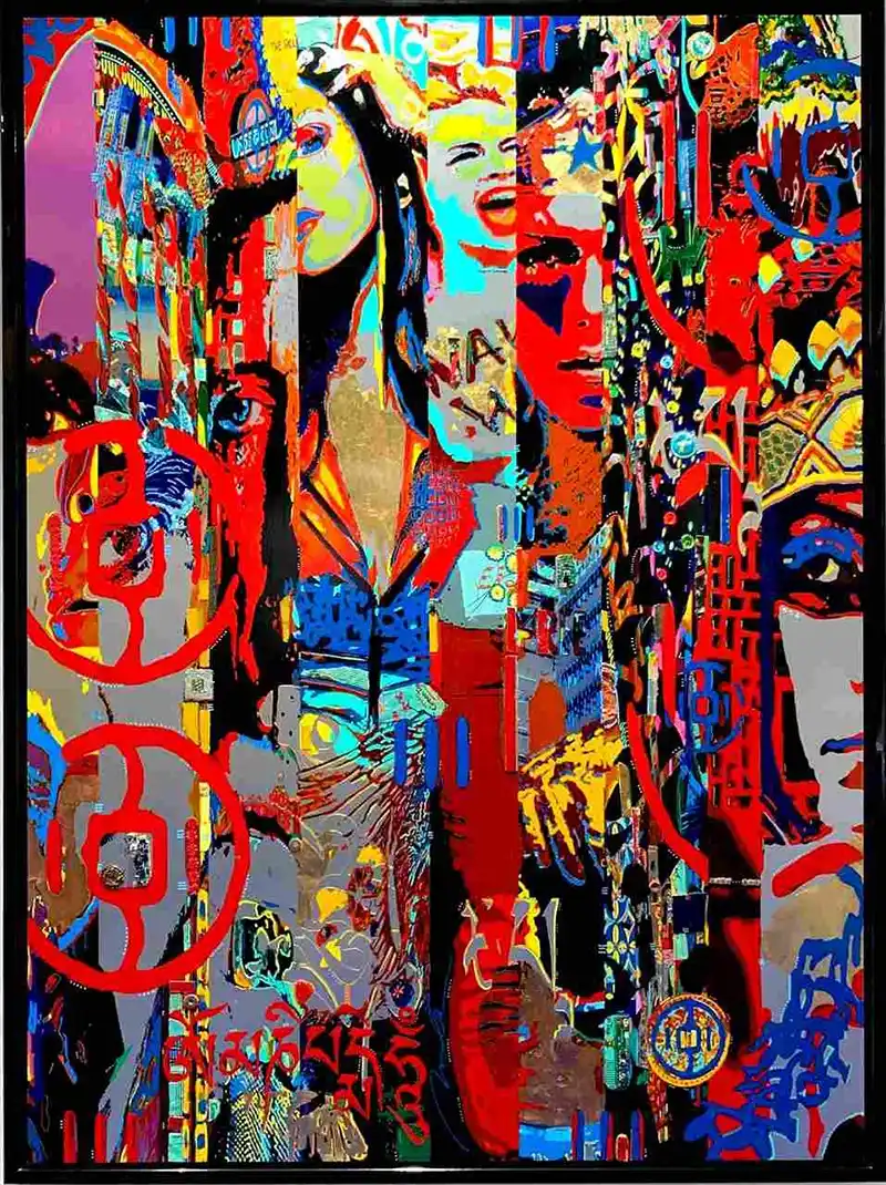 150x110cm Lines W - Mila - Galerie Don Carli