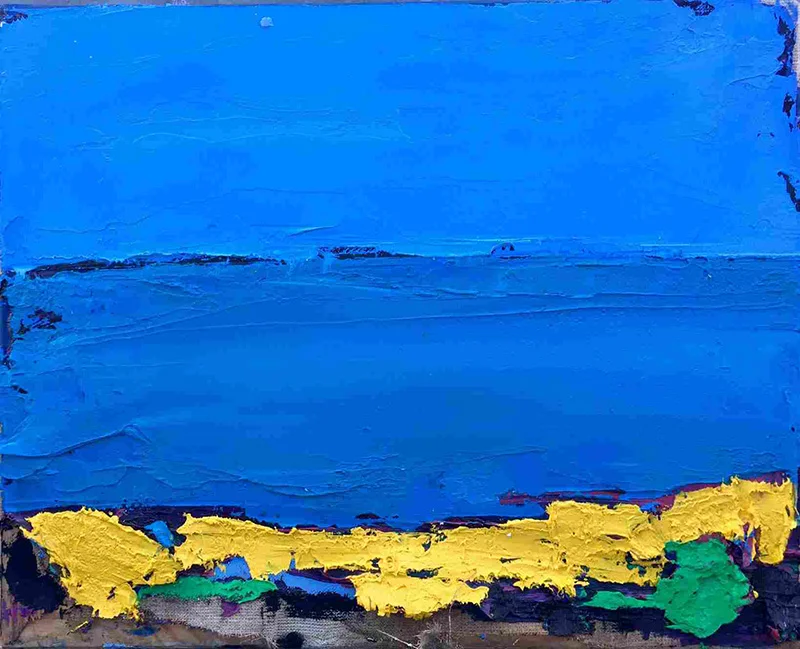 41x33cm Plage d'antan - Hector Marino - Galerie Don Carli