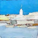 60x60cm Sanary sur Mer - Hector Marino - Galerie Don Carli