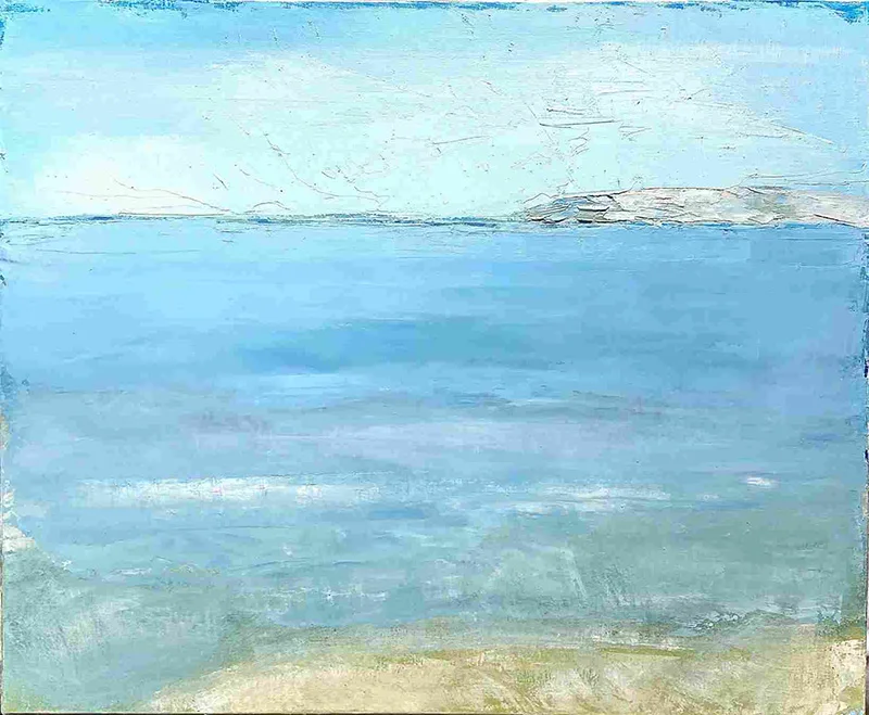 73x60cm Plage du Rayolet - Hector Marino - Galerie Don Carli