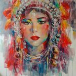 100x100cm Dride to be - non dispo Van Tame - Galerie Don Carli