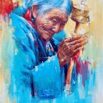 89x116cm Chökyi - dispo Van Tame - Galerie Don Carli