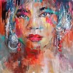 100x100cm Ratana - dispo Van Tame - Galerie Don Carli