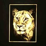 Sekhmet 82,5x68cm - Jean-Philippe Rigotti - Galerie Don Carli