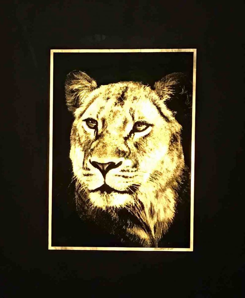 Sekhmet 82,5x68cm - Jean-Philippe Rigotti - Galerie Don Carli