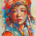 61x50cm Yulia - dispo Van Tame - Galerie Don Carli