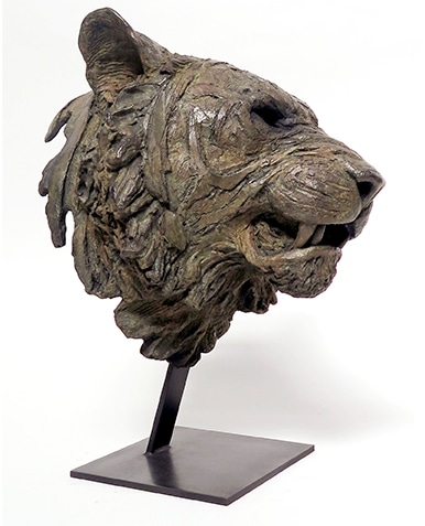 Bengal tête de tigre Pierre-Jean Chabert - Galerie Don Carli