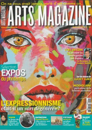 Couverture Arts Magazine Jorge Colomina - Galerie Don Carli