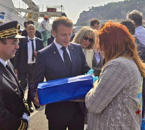 Emmanuel et Brigitte Macron - Mila - Galerie Don Carli