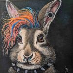 Oeuvre Carotte - 30x30cm - Galerie Don Carli