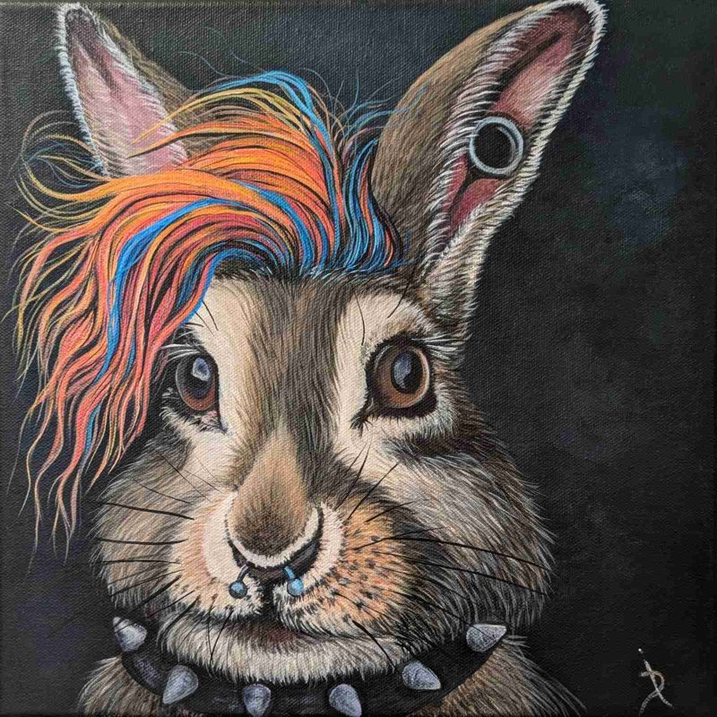 Oeuvre Carotte - 30x30cm - Galerie Don Carli