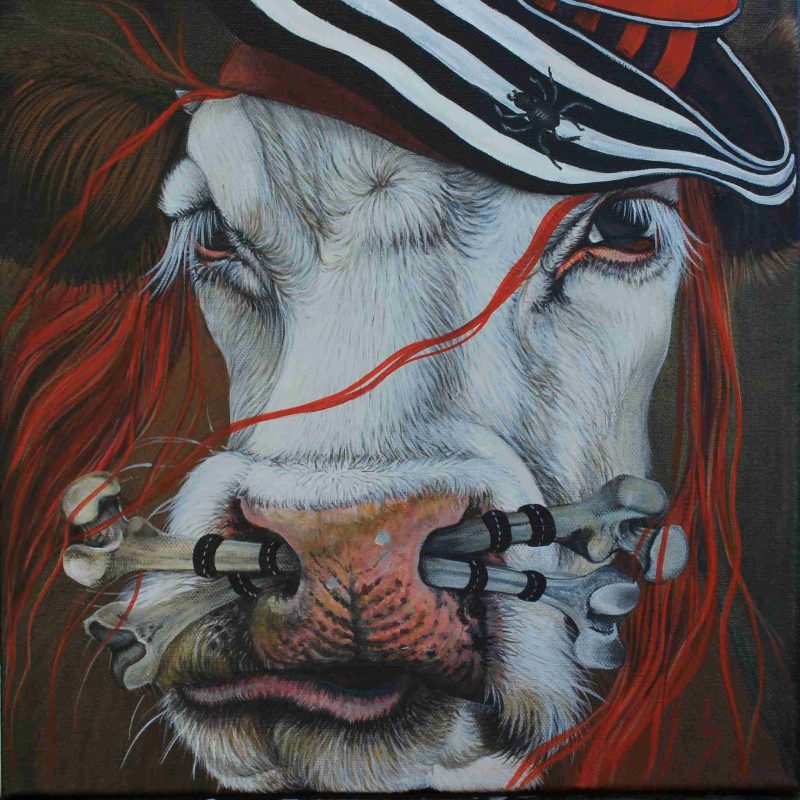 Oeuvre Flibuste - 30x30cm - Galerie Don Carli