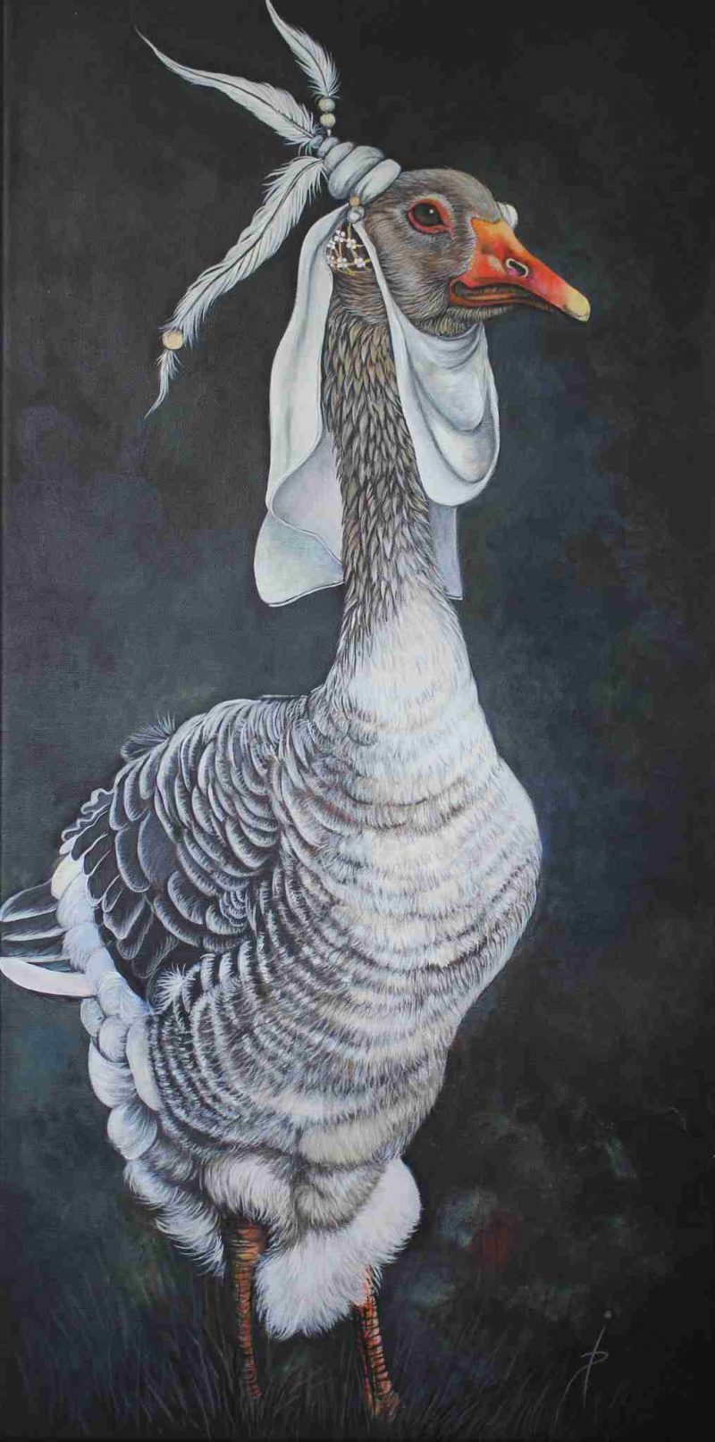 Oeuvre Oiselle - 80x40cm - Galerie Don Carli