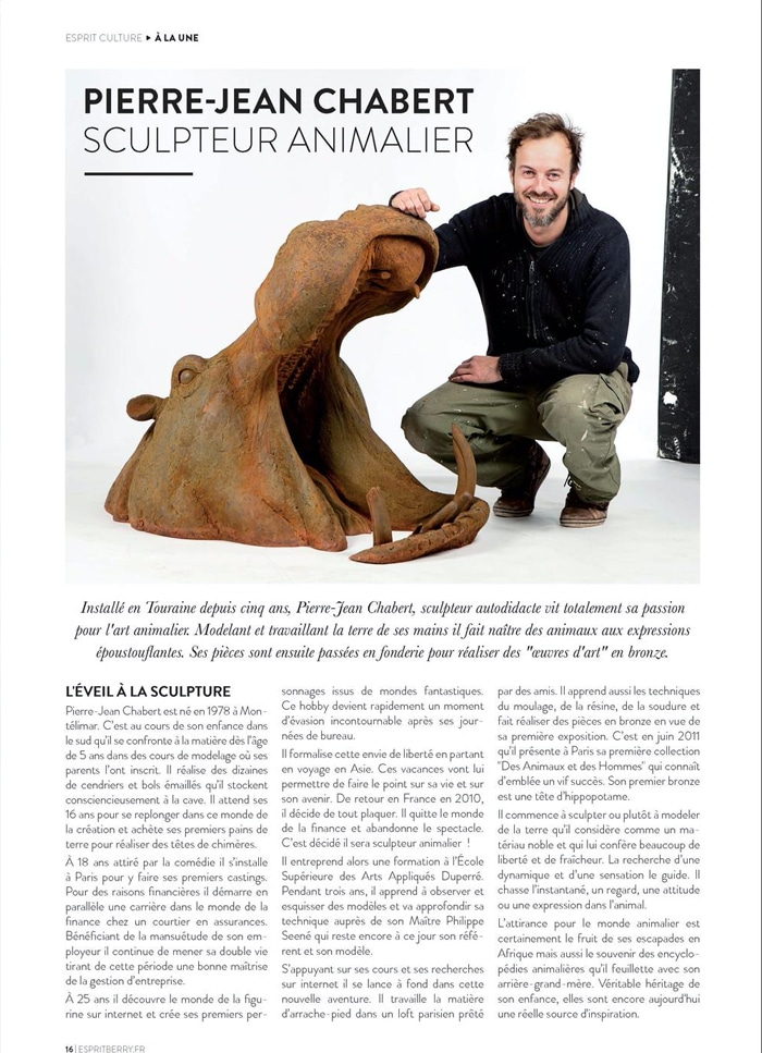 Prix Berry Pierre-Jean Chabert - Galerie Don Carli