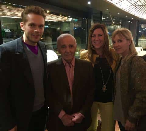 Slide Charles Aznavour - Mila - Galerie Don Carli