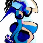 Technique mixte sur toile 116x89 Le délicate - Jorge Colomina - Galerie Don Carli