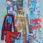 100x81cm Corps coeur - Jazzu - Galerie Don Carli