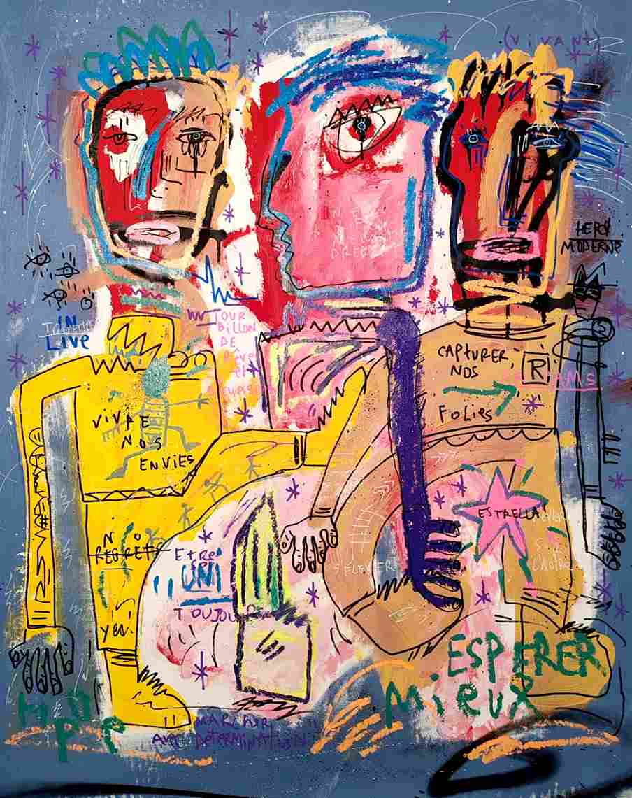 100x81cm Une si bonne étoile - Jazzu - Galerie Don Carli