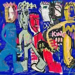 116x89cm Ne pas douter de soi - Jazzu - Galerie Don Carli