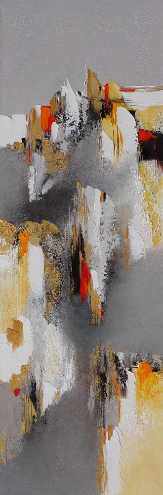 120x40cm Straw colour - Dominique Mylène Gaultier - Galerie Don Carli