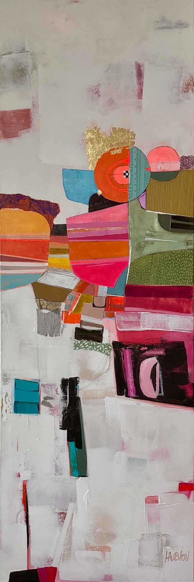 120x40cm Puissance de la terre (dispo) - Lau Blou - Galerie Don Carli