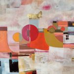 80 x 80cm - Douceur et chaos (dispo) - Lau Blou - Galerie Don Carli