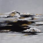 80x80cm Jour de neige - Dominique Mylène Gaultier - Galerie Don Carli