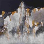 80x80cm Premières neiges - Dominique Mylène Gaultier - Galerie Don Carli