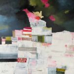 80x80cm Rythmes d'évasion (dispo) - Lau Blou - Galerie Don Carli