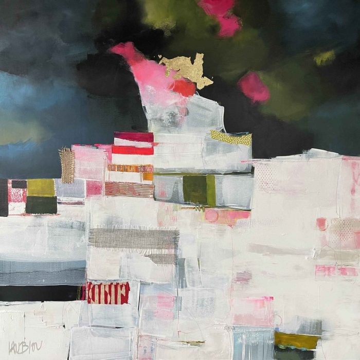 80x80cm Rythmes d'évasion (dispo) - Lau Blou - Galerie Don Carli