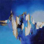 80c80cm Terre de glace - Dominique Mylène Gaultier - Galerie Don Carli