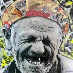 Support bois 110x80cm Vielle canaille - Julie Houdemont - Galerie Don Carli