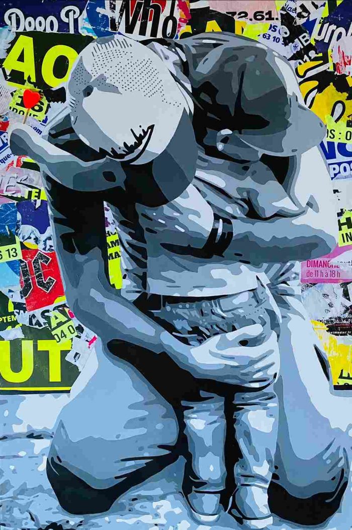 Support bois 120x80cm Tout est réciproque - Julie Houdemont - Galerie Don Carli