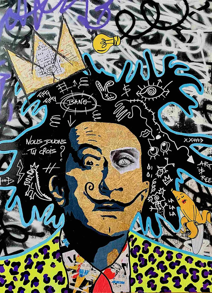 Support bois 120x90cm Tout ce qu'on a - Julie Houdemont - Galerie Don Carli