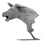 Bronze Tête de mule Pierre-Jean Chabert 1