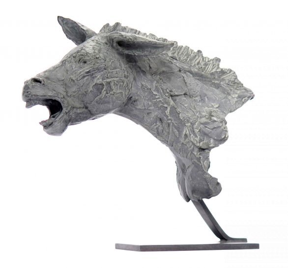 Bronze Tête de mule Pierre-Jean Chabert 1