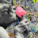 Support dibond 90x80cm La mémoire des jours - Julie Houdemont - Galerie Don Carli