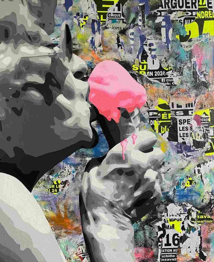 Support dibond 90x80cm La mémoire des jours - Julie Houdemont - Galerie Don Carli