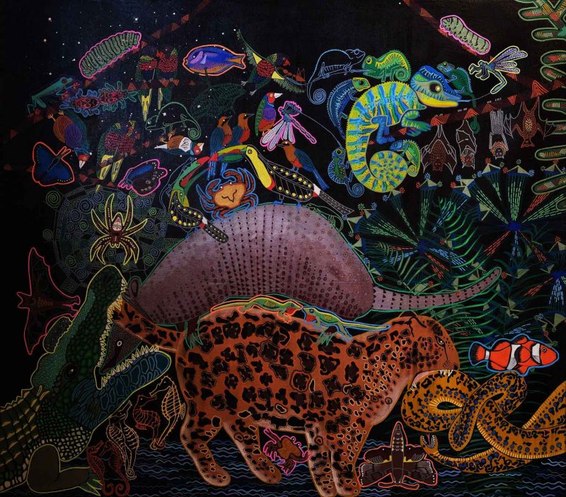 Dystopie de l'Éden I 120x135cm - Coline Renard (Raposa)