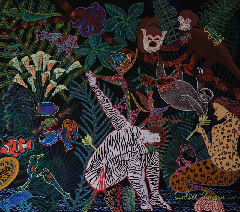 Dystopie de l'Éden II 120x135cm - Coline Renard (Raposa)