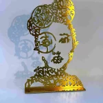 Face Laiton doré - Mila - Galerie Don Carli