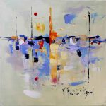 Miami - 50x50cm- Armelle Bastide D'Izar - Galerie Don Carli